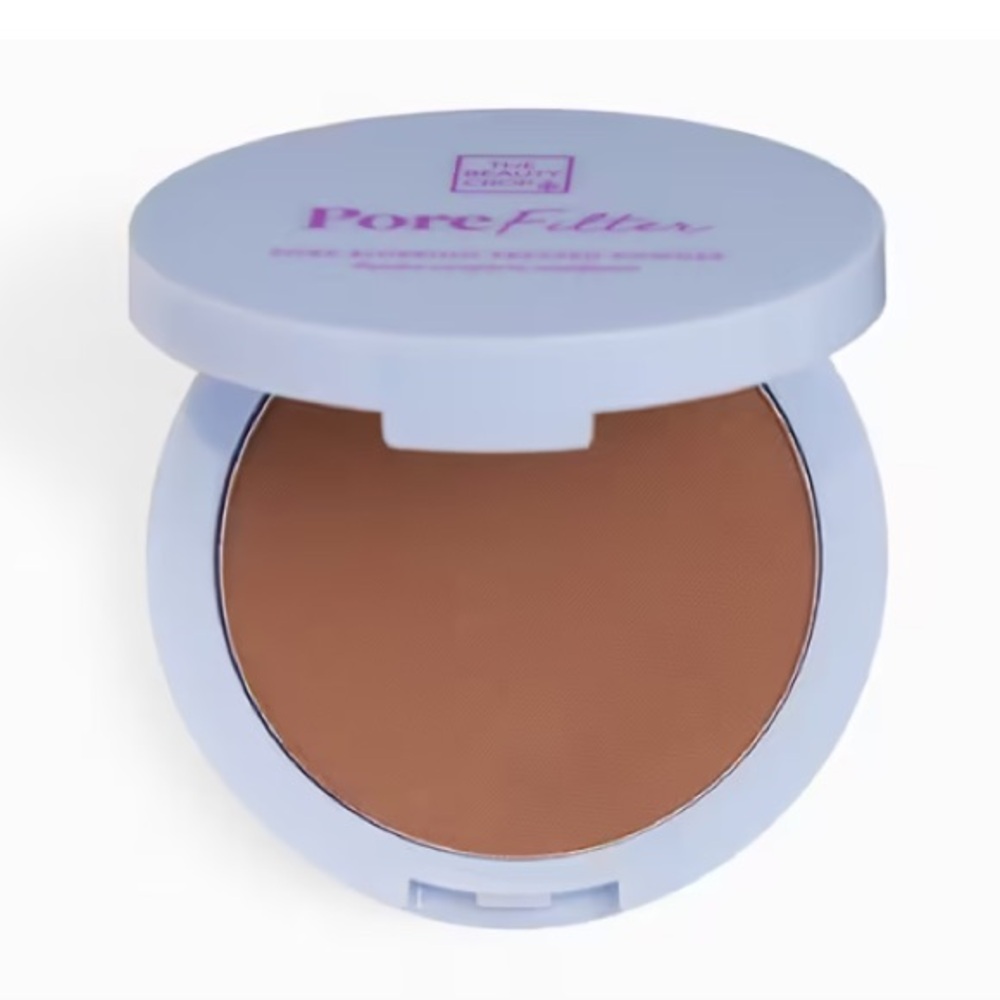 💎 THE BEAUTY CROP Porefilter Pore Blurring Pressed Powder Dark 4